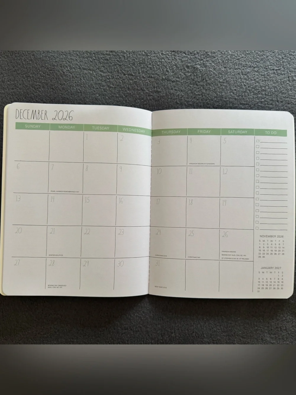Rae Dunn 2027 Monthly Planner